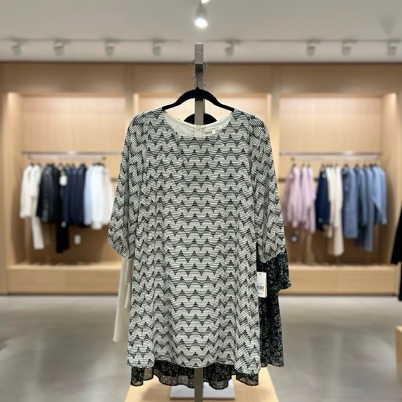 Altar’d State Chevron Dress - Picture 2 of 9